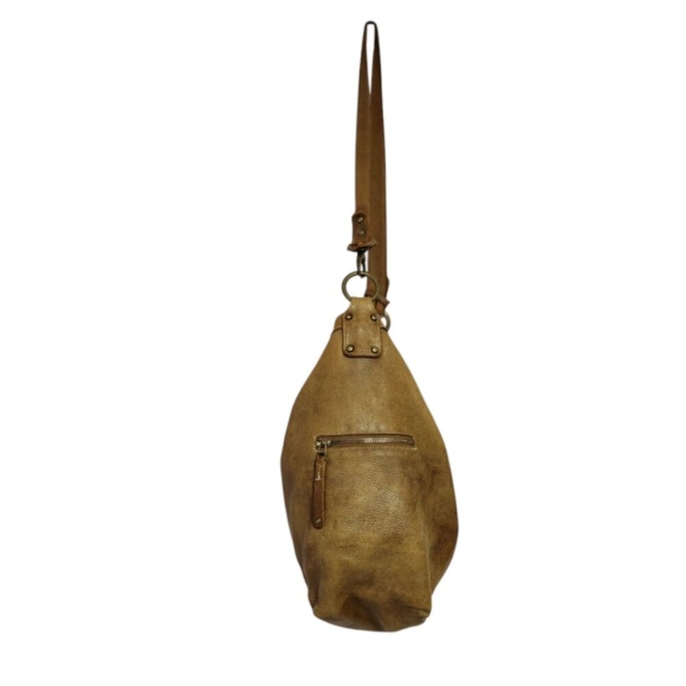 Roots Tan Leather Shoulder Bag - Picture 4 of 16